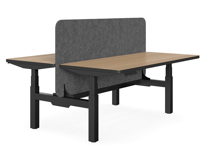 DD DUO – 402 Selectric Height Adjustable Workstation with Screen