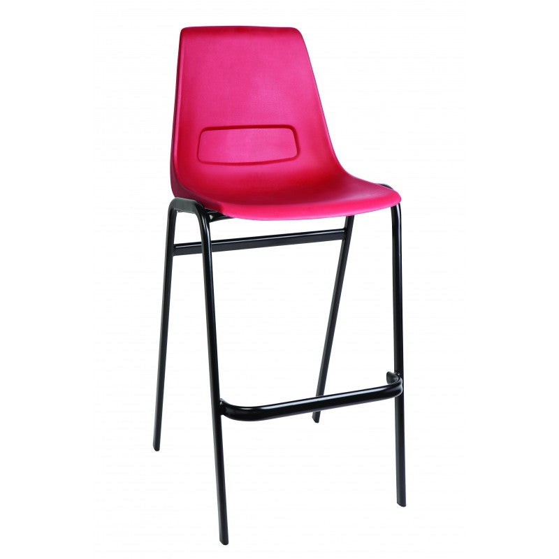 MA Shell Stackable 4 Leg Barstool