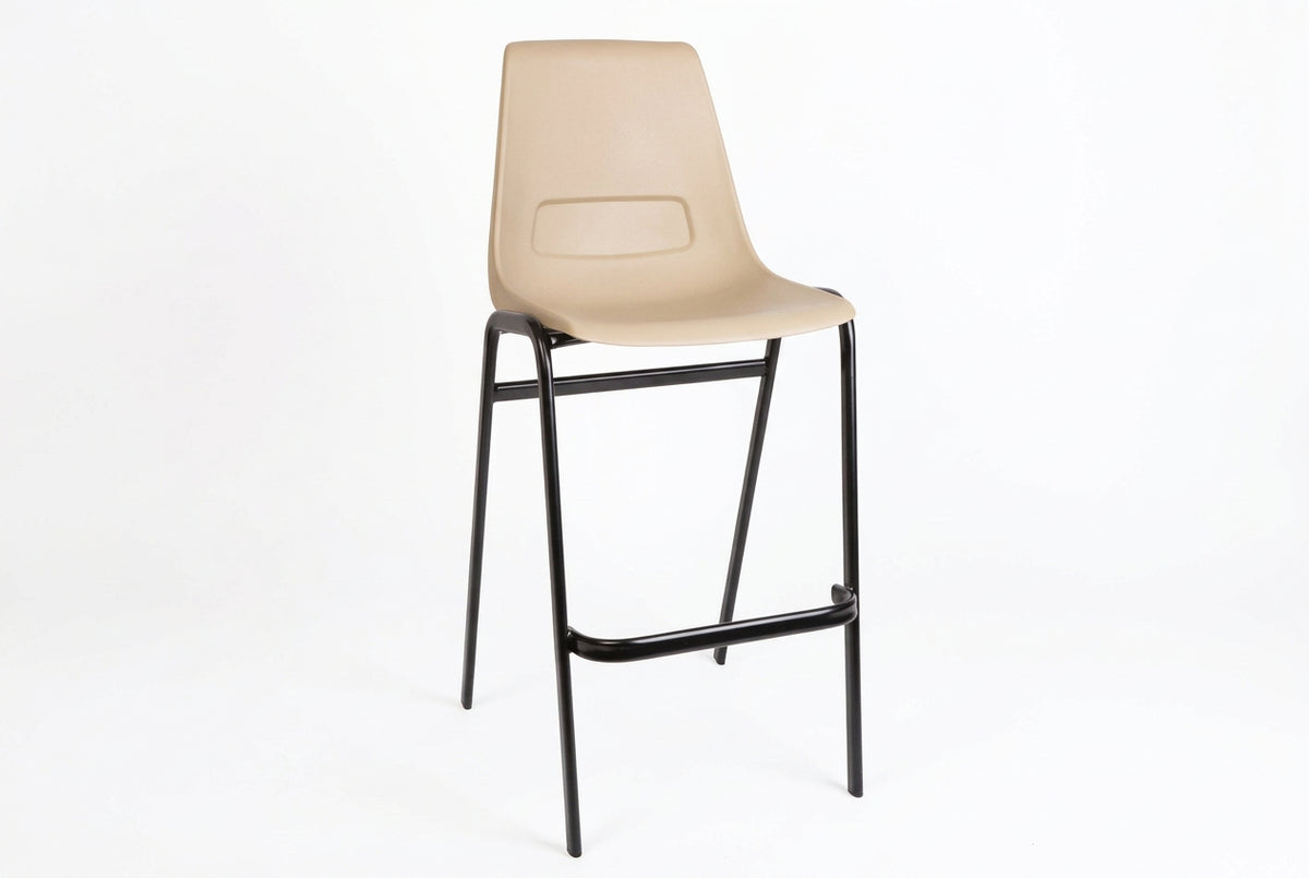 MA Shell Stackable 4 Leg Barstool
