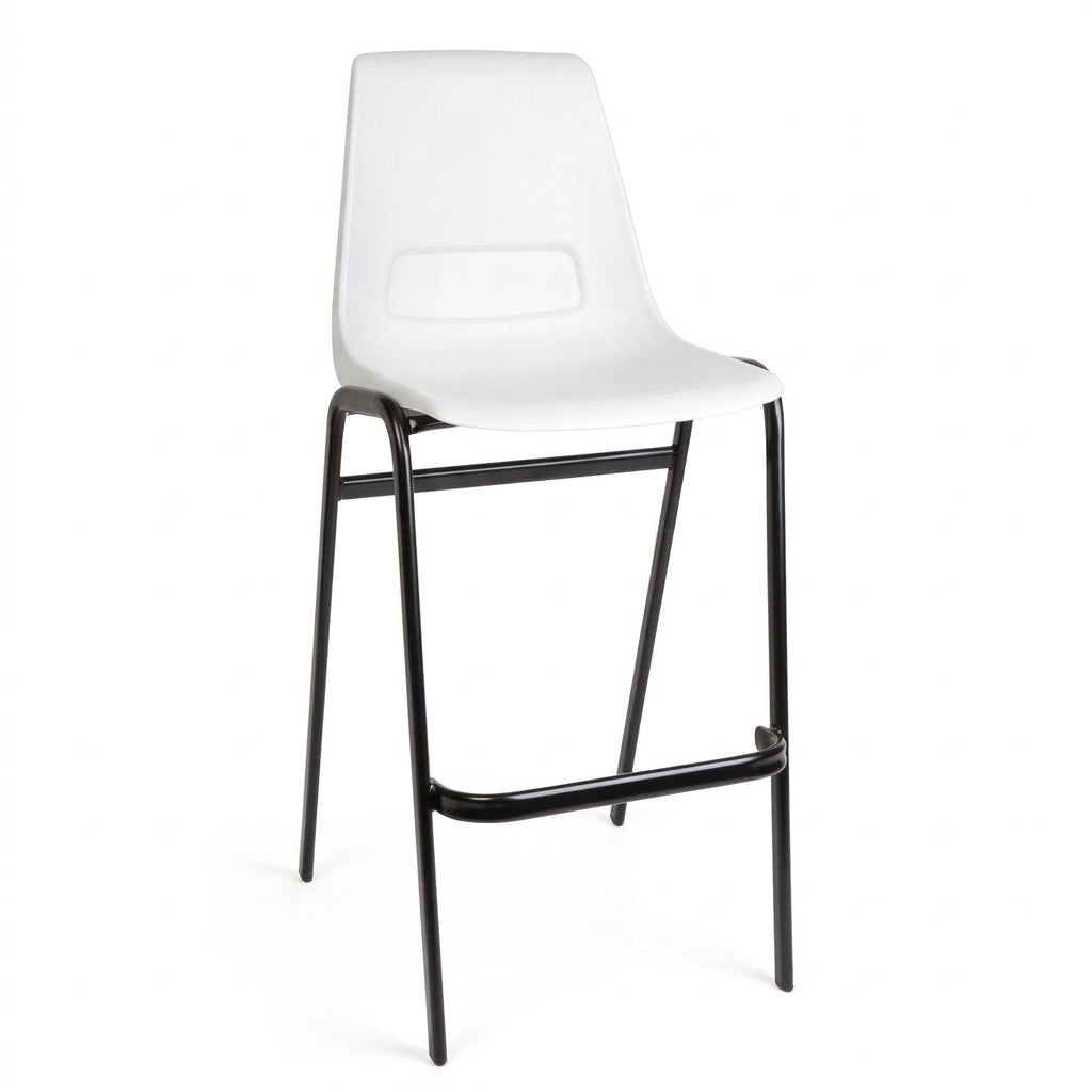 MA Shell Stackable 4 Leg Barstool