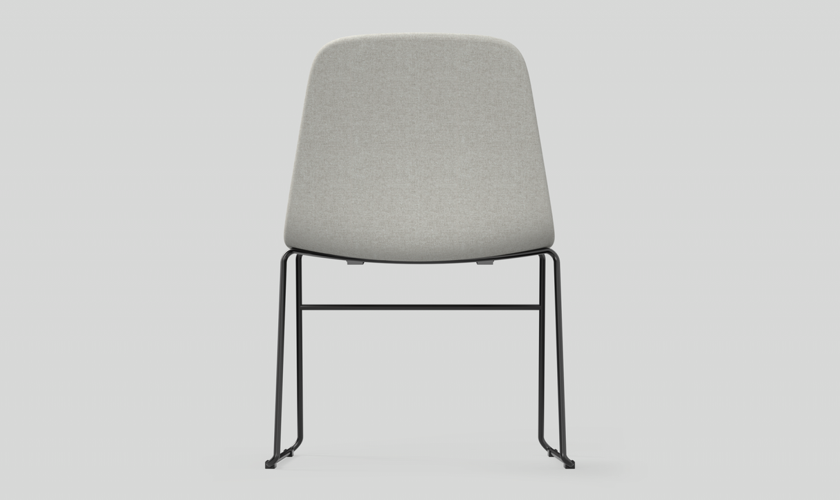 OL Sofia Fabric Upholstered Sled Base Breakout Chair
