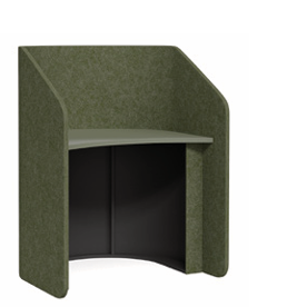 DD Sonik Hub Curved Desk Based Space