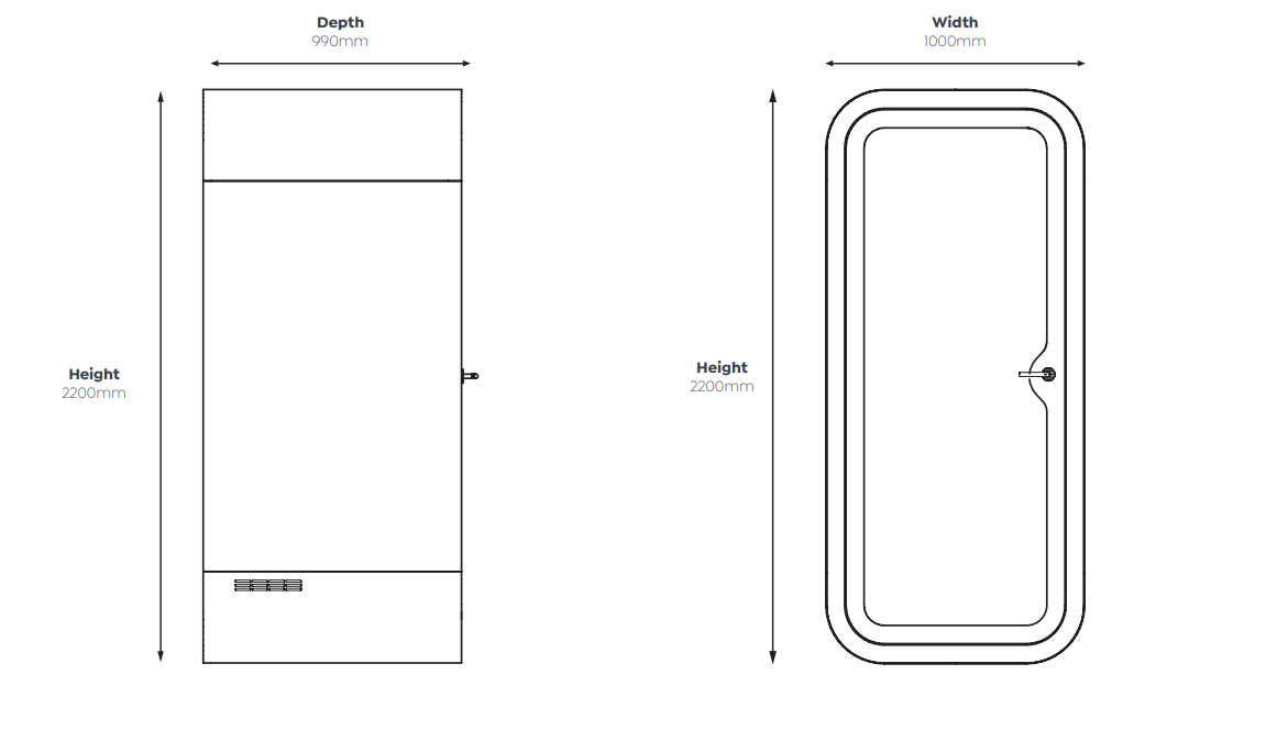 OL SpacePod Freestanding Quiet Zone