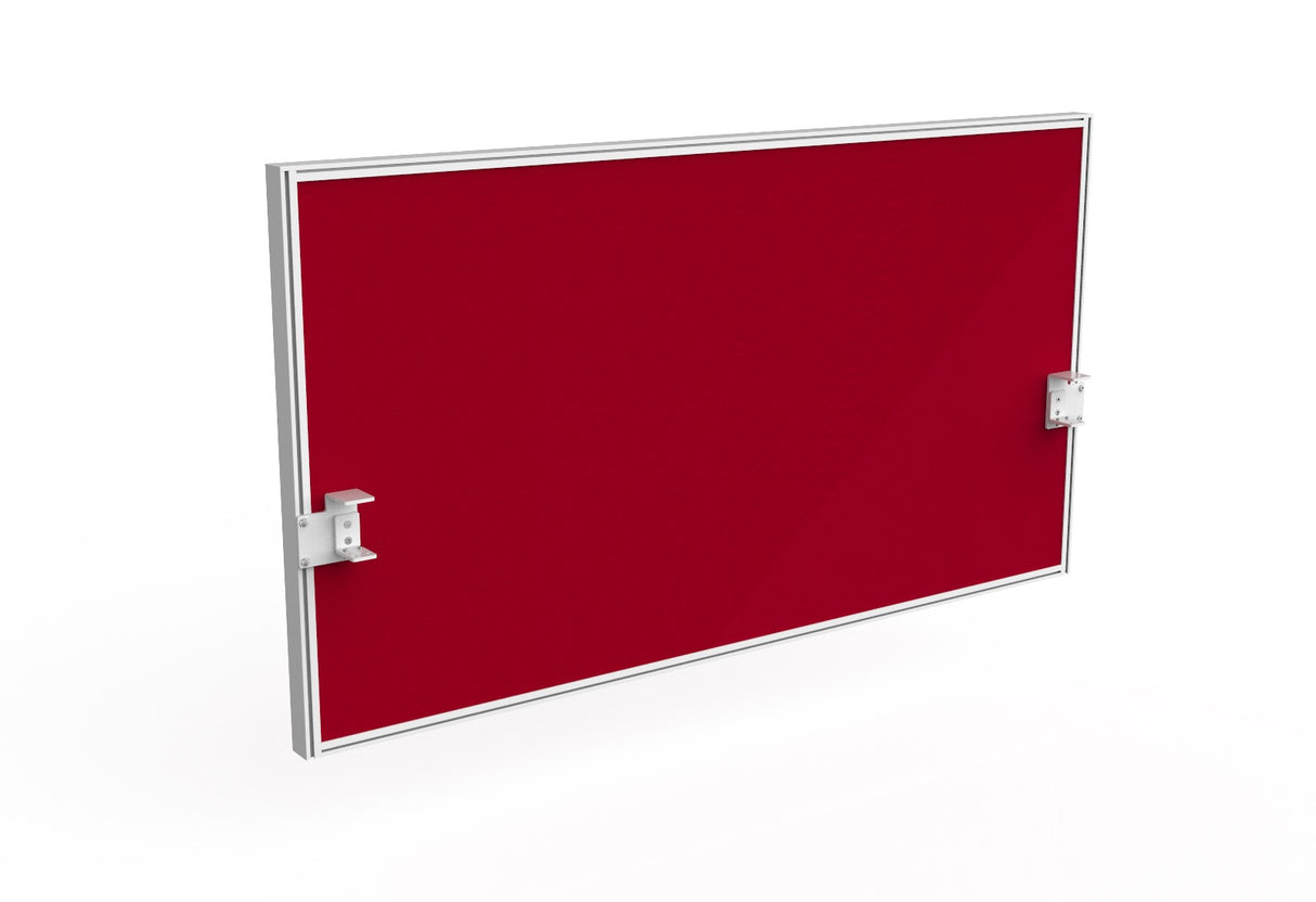 OL Studio50 Deskmount Screens Panel - Splice Fabric with White Frame - 1200mm Height