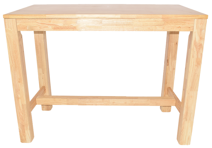 EZ BAR TABLE CHUNK 1200MM LIGHTOAK