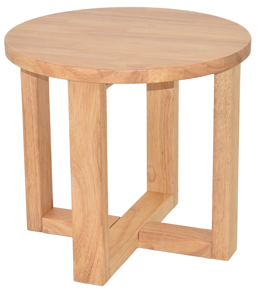 EZ COFFEE TABLE CHUNK 500MM LIGHTOAK