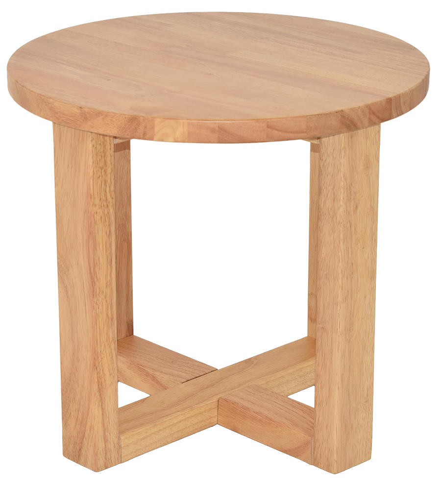 EZ COFFEE TABLE CHUNK 500MM LIGHTOAK