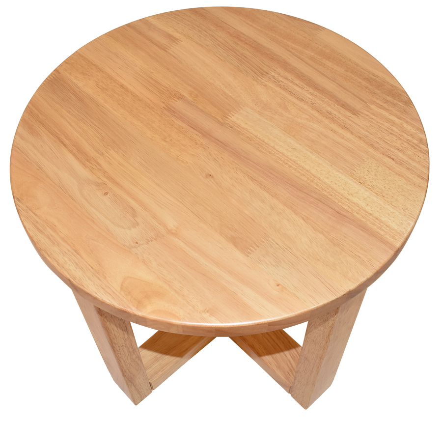 EZ COFFEE TABLE CHUNK 500MM LIGHTOAK