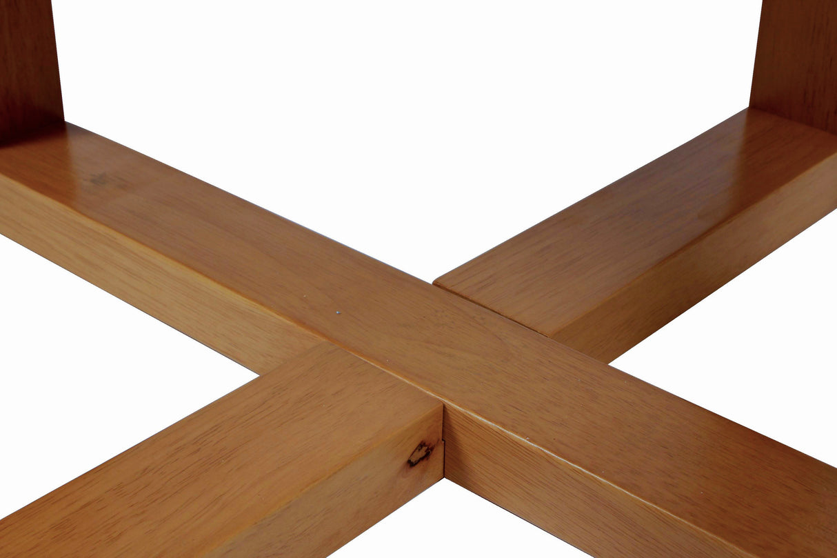 EZ COFFEE TABLE CHUNK 700MM LIGHTOAK