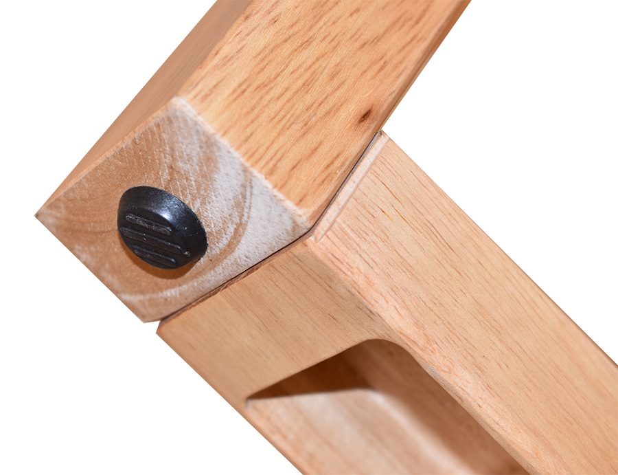 EZ COFFEE TABLE CHUNK 700MM LIGHTOAK