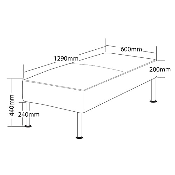 ST Techno Reception Area Ottoman