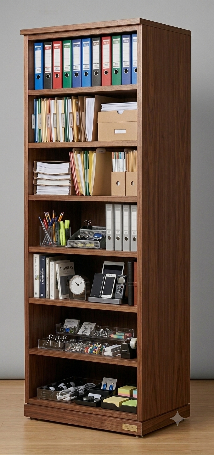 DD CC Plus 6 Open Shelves for Under Desk or On Desk