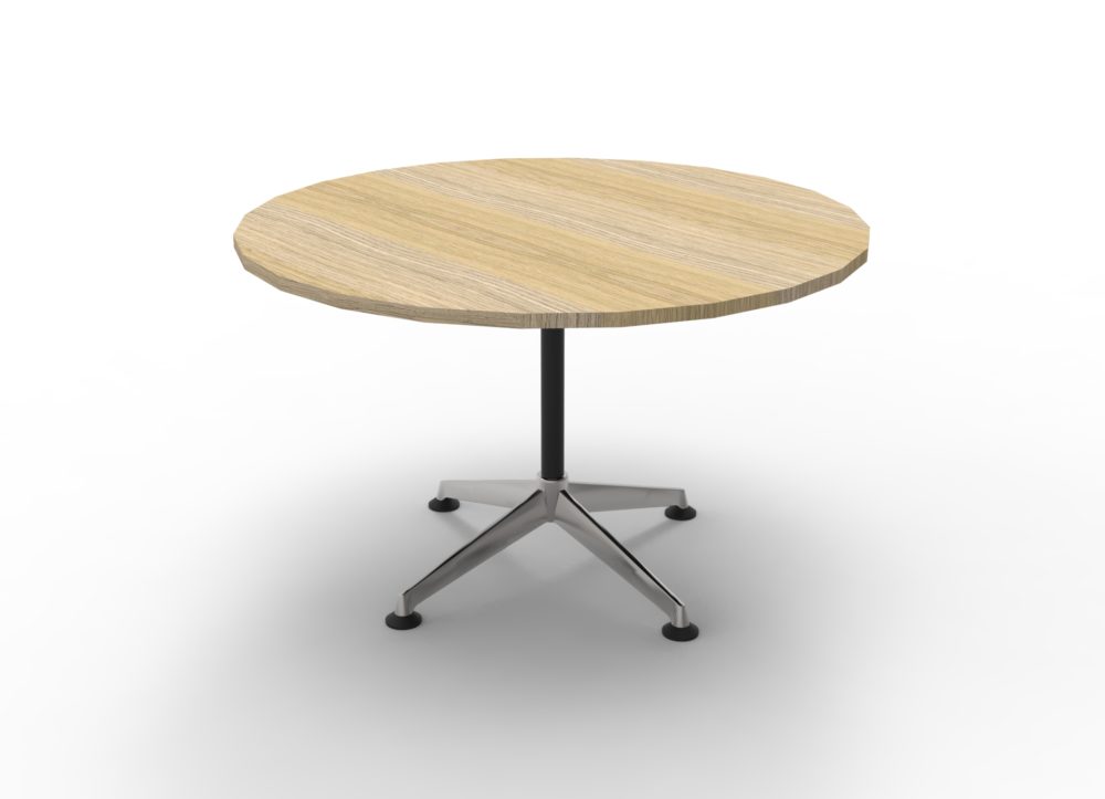 RL Typhoon Aluminium Base Round Meeting Table