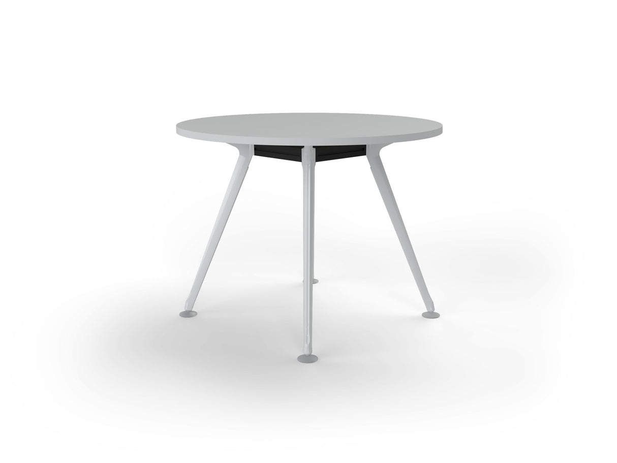 OL Team Metal Leg Round Meeting Table