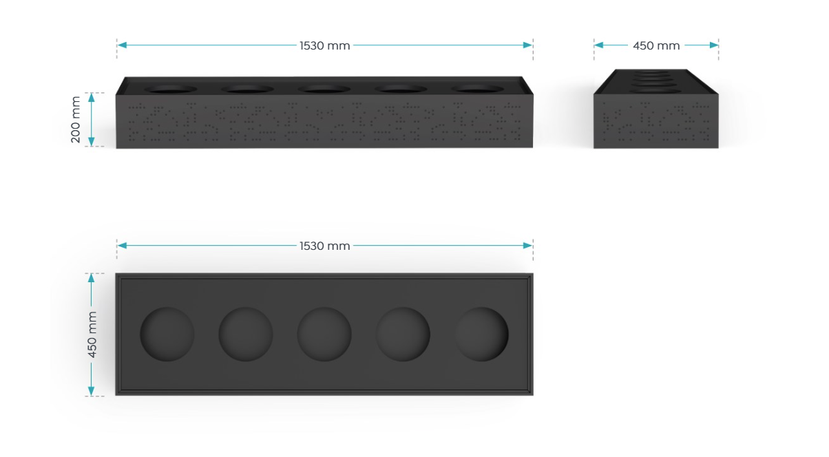OL Tempo Planter Box for Tambour Storage