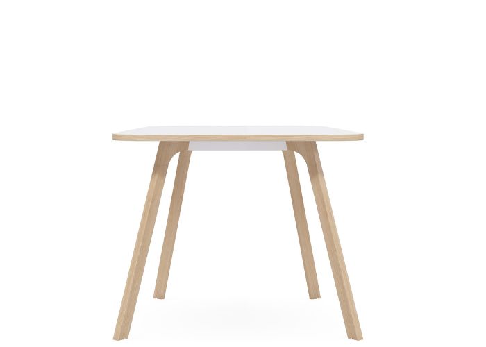 DD Toro Metal Base Square High Meeting Table