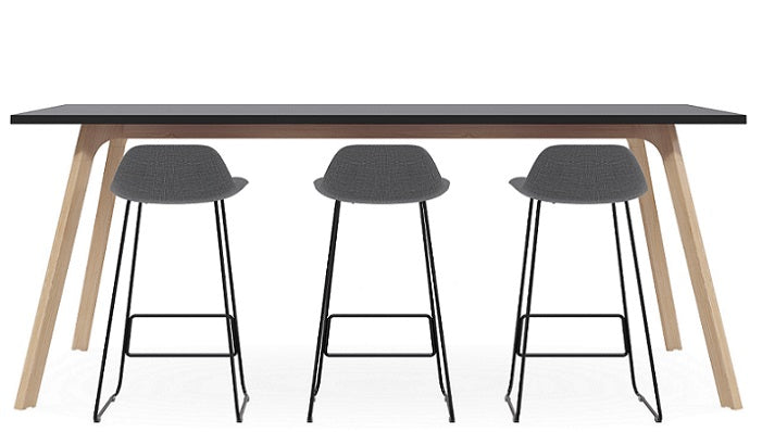 DD Toro White Base High Table