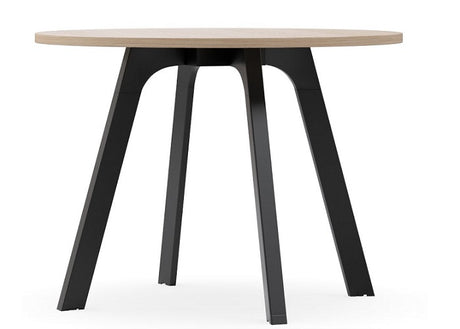 DD Toro Black Base Round Meeting Table