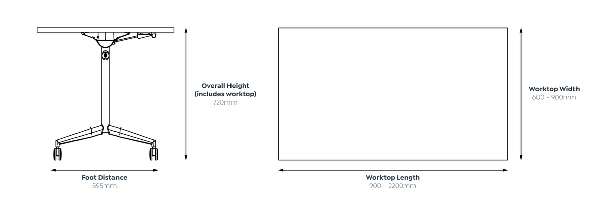 OL Uni Flip Table Frame