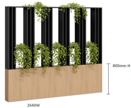 DD Corridor Vertical Garden Divider