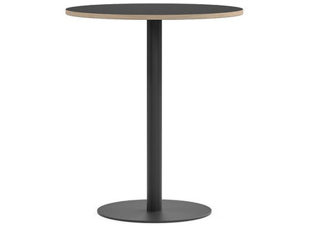 DD Verse Black Metal Leg Round Bar Table