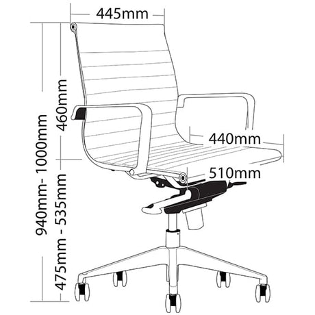 ST Web PU Leather Boardroom Chair