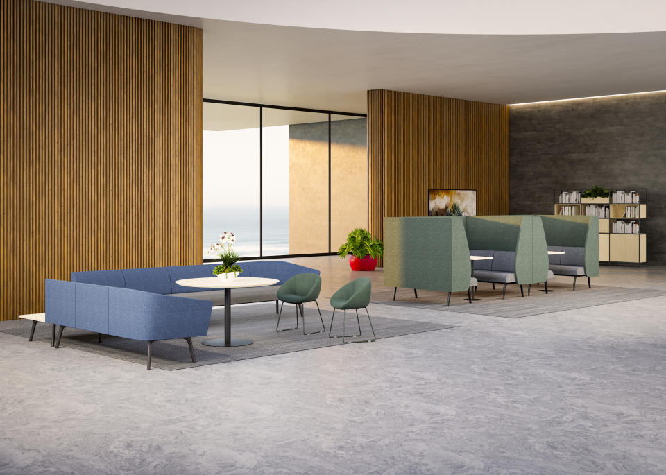 OL Willow 4 Seater Reception Area Booth