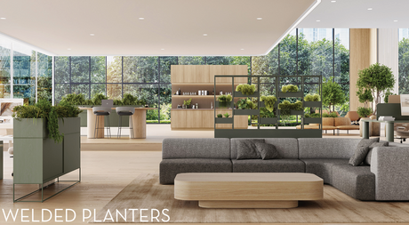 DD Sloan Sliding Door Planter Storage