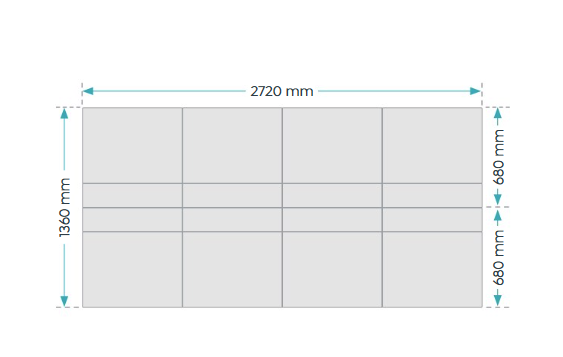 OL Willow 8 Seater Back to Back Reception Area Sofa