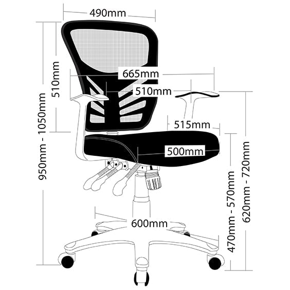 ST Yarra Mesh Back Task Chair