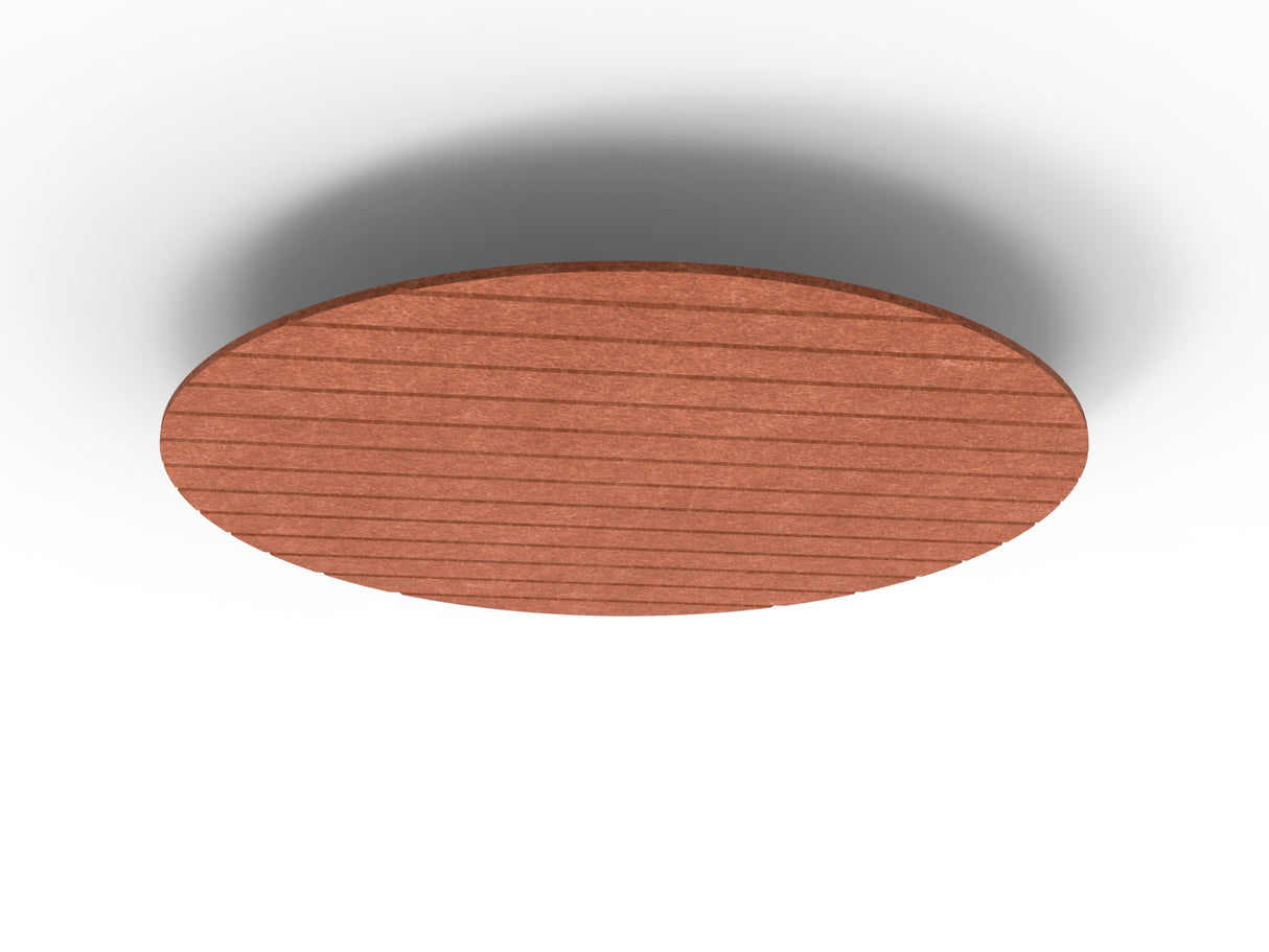 RL Acouline V Groove Halo Round Hanging Ceiling Panels
