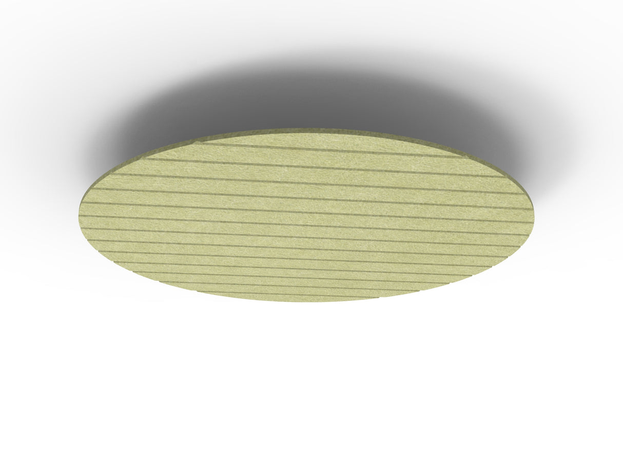 RL Acouline V Groove Halo Round Hanging Ceiling Panels