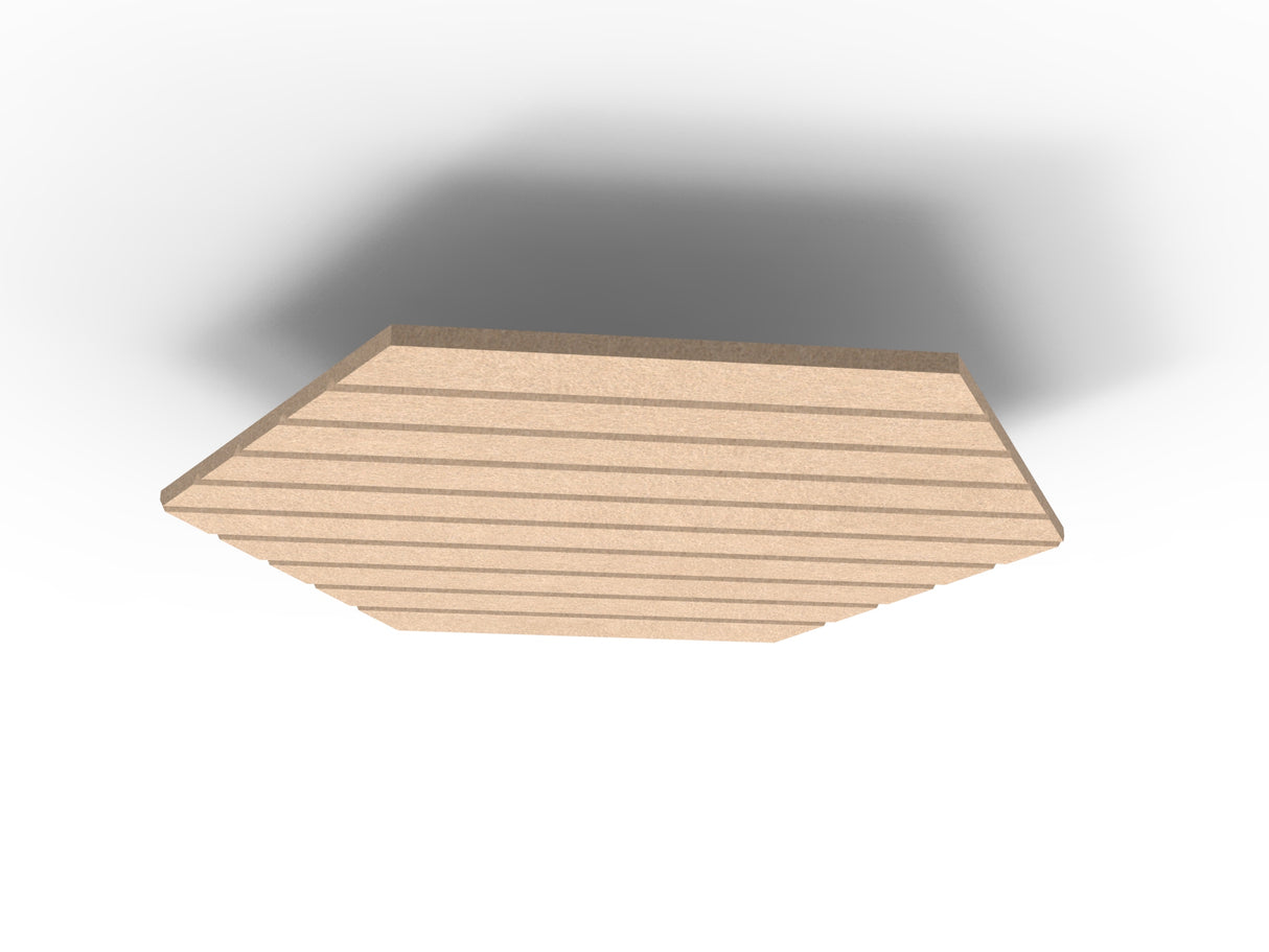 RL Acouline V Groove Hive Hexagonal Hanging Ceiling Panels