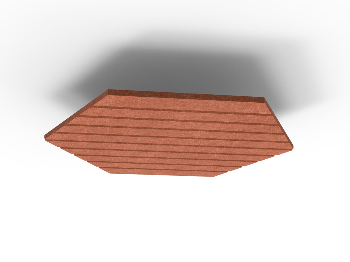 RL Acouline V Groove Hive Hexagonal Hanging Ceiling Panels