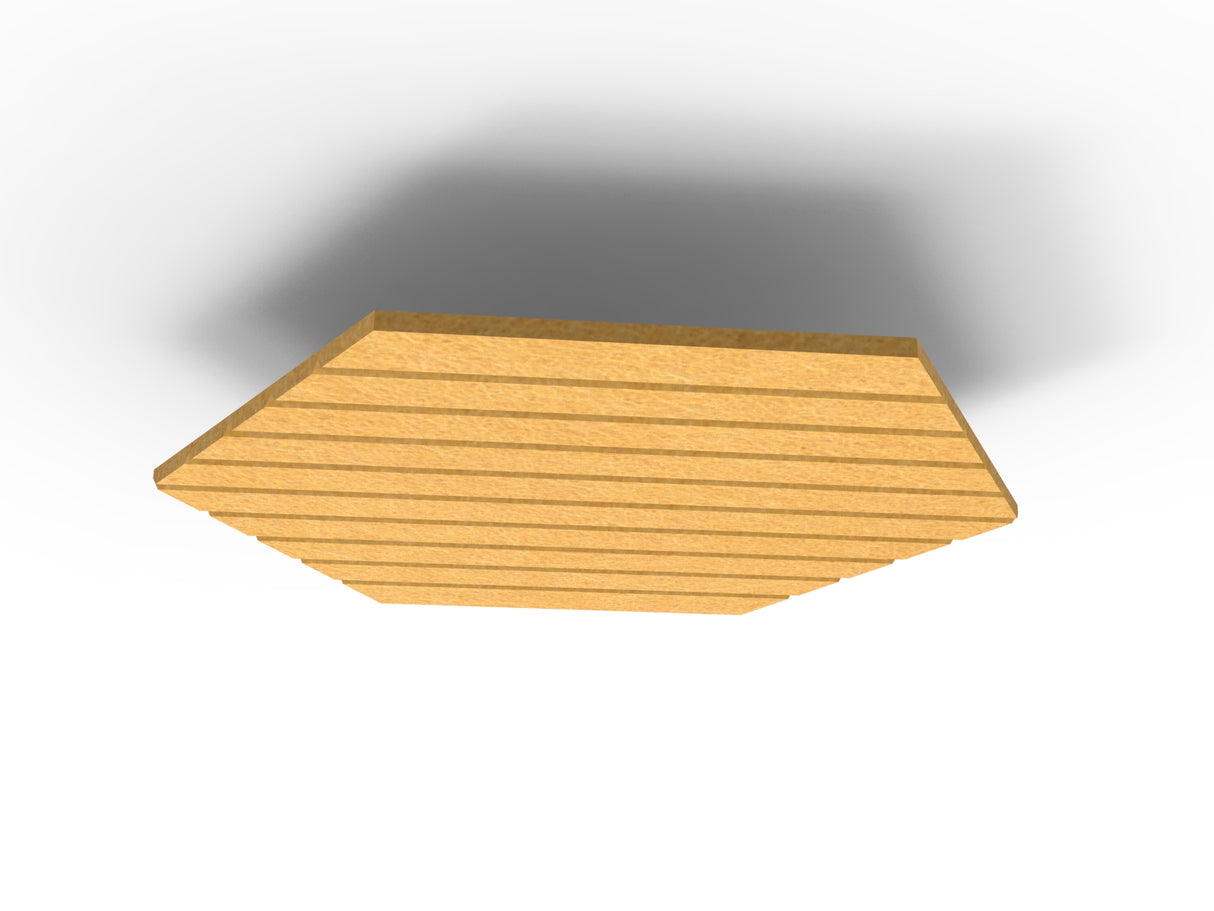 RL Acouline V Groove Hive Hexagonal Hanging Ceiling Panels