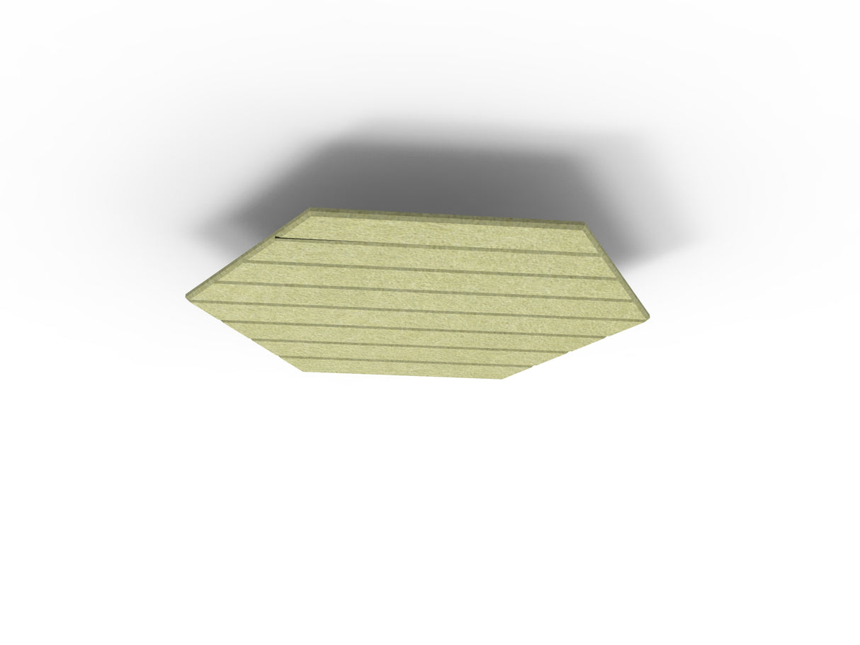 RL Acouline V Groove Hive Hexagonal Hanging Ceiling Panels