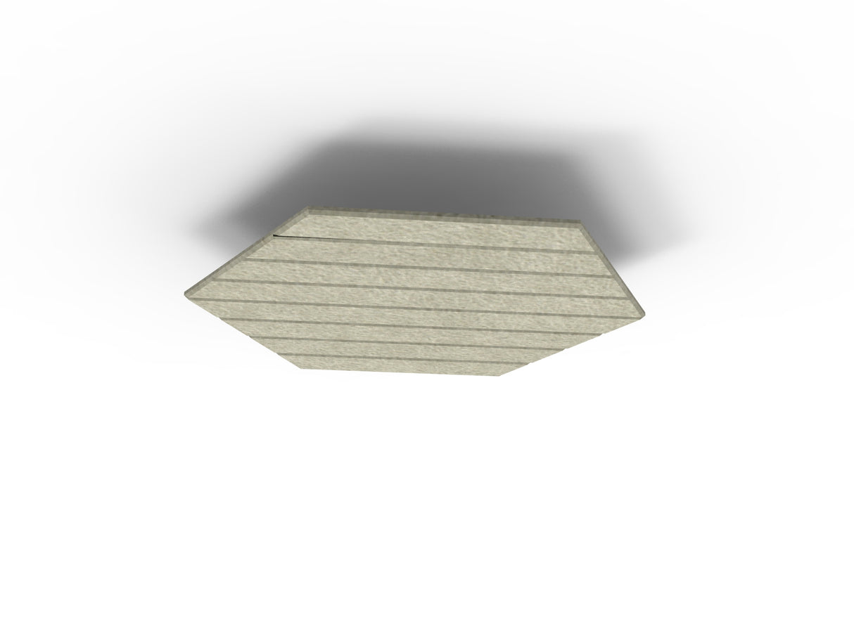 RL Acouline V Groove Hive Hexagonal Hanging Ceiling Panels