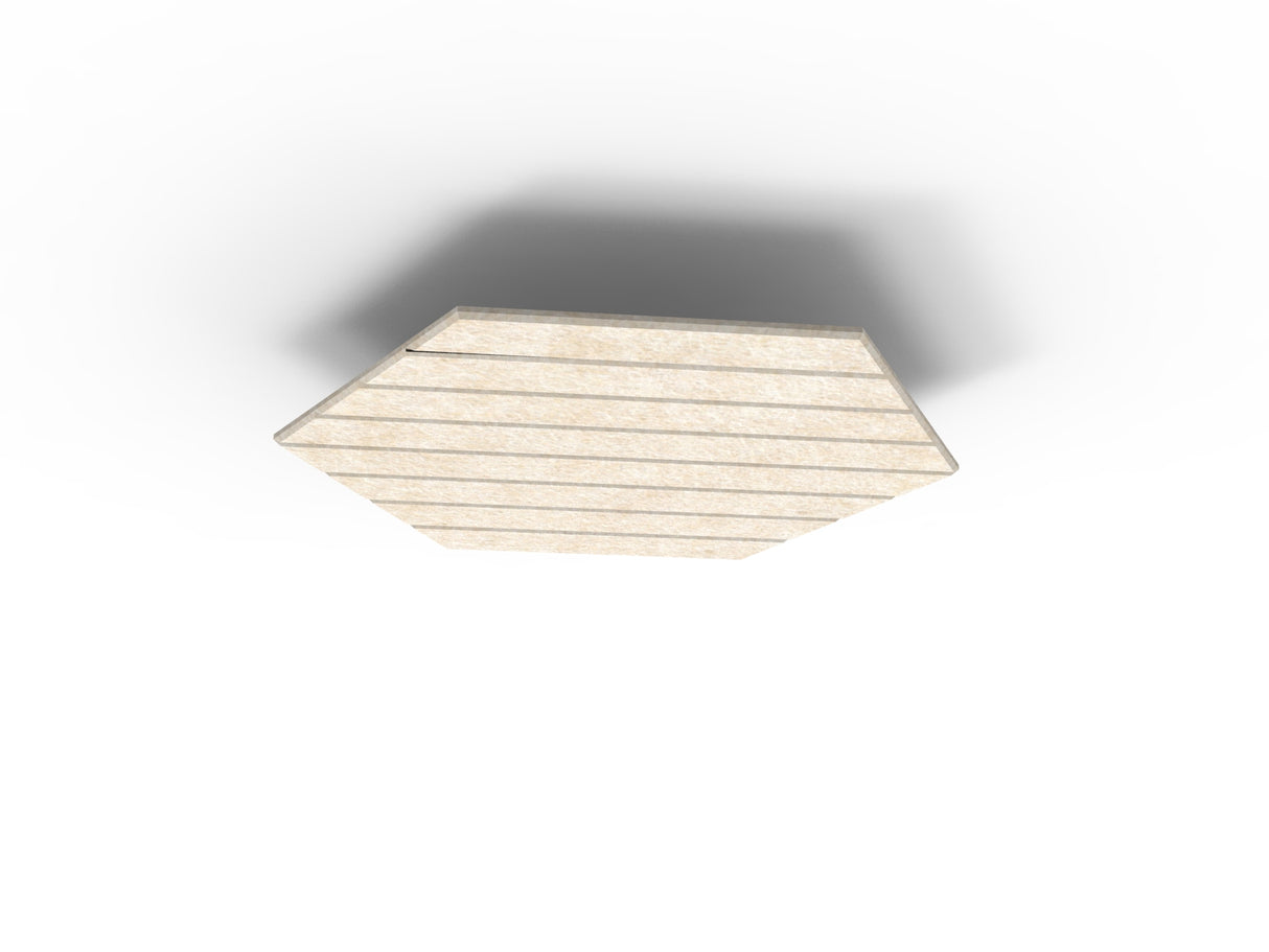 RL Acouline V Groove Hive Hexagonal Hanging Ceiling Panels