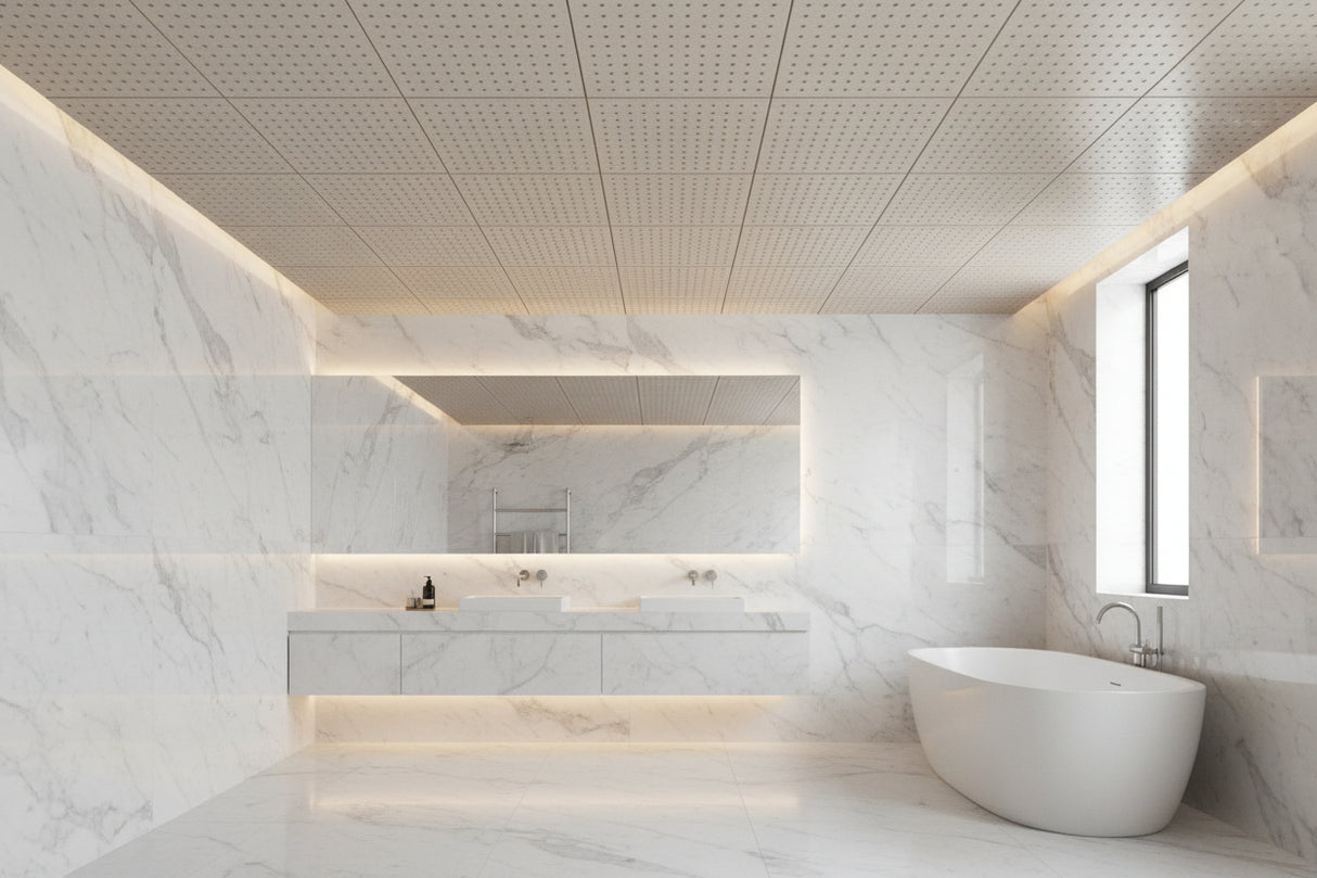 RL Acouline Ripple Span Rectangular Hanging Ceiling Panels