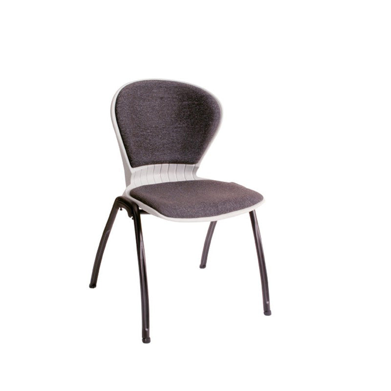 MA Anne Polypropylene Seat and Back Metal Legs Stacking Visitor Chair