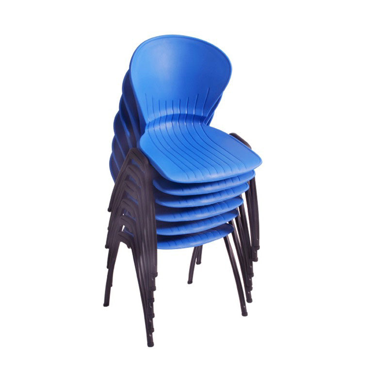 MA Anne Polypropylene Seat and Back Metal Legs Stacking Visitor Chair