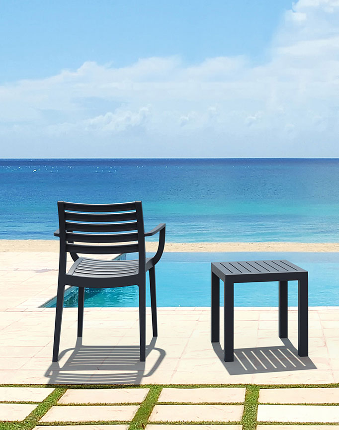 FL Artemis Hospitality Outdoor Stackable Armchair