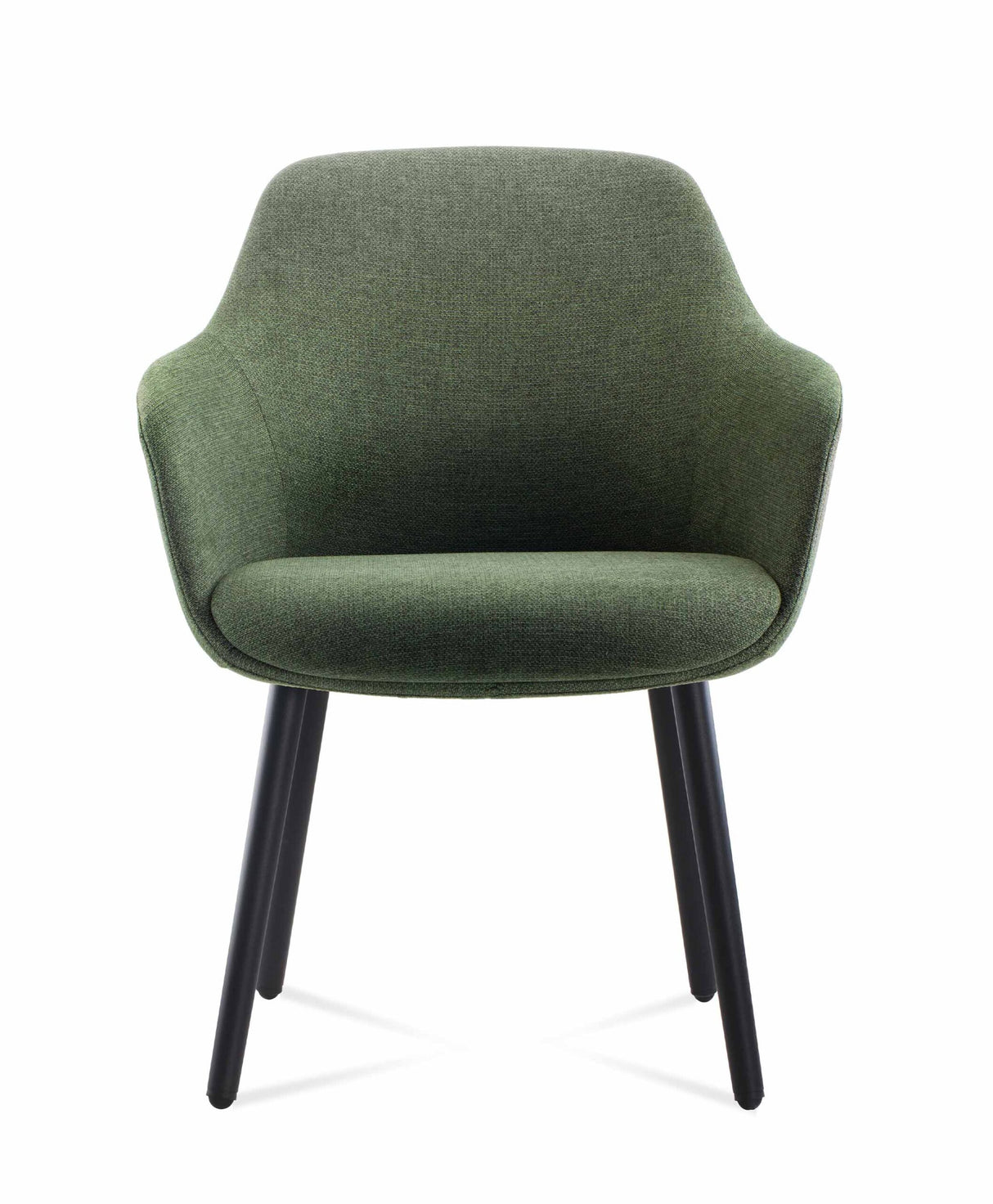 RL Aspen Fabric Upholstered 4 Metal Leg Visitor Tub Chair