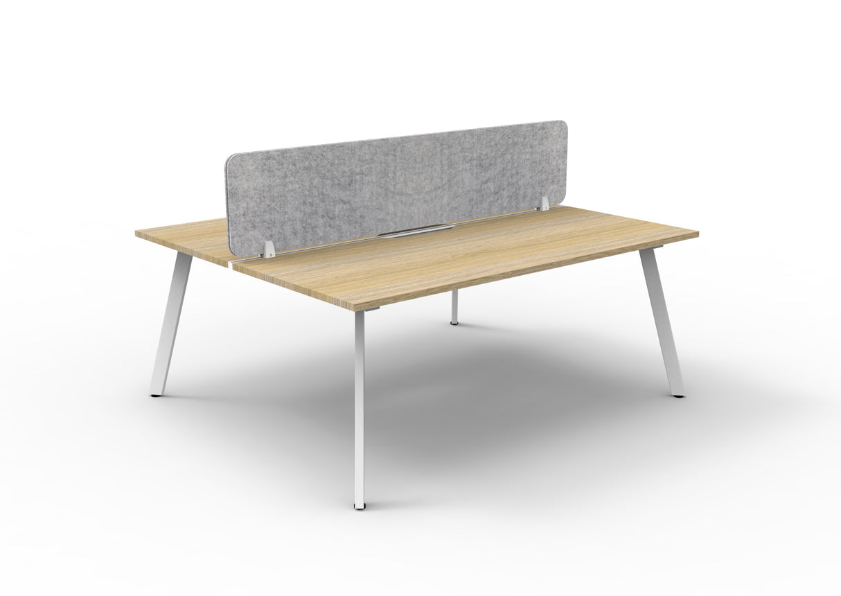 RL Eternity Double Sided Workstation with Grey Eco Panel Screen