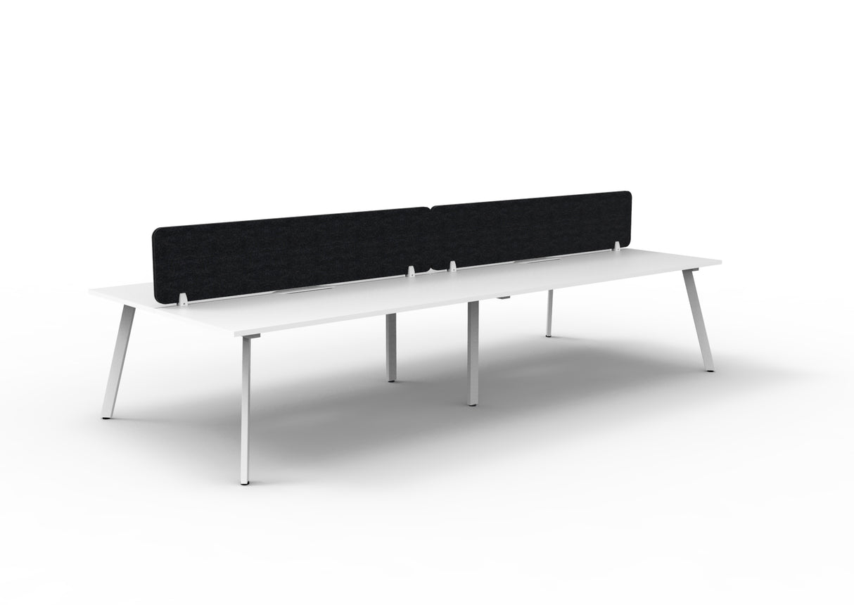 RL Eternity Double Sided Workstation with Black Eco Panel Screen