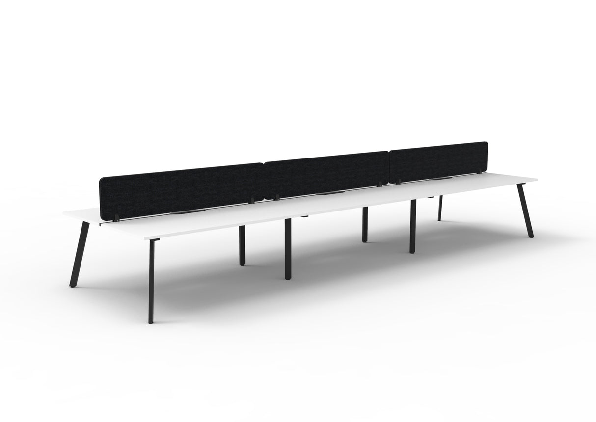 RL Eternity Double Sided Workstation with Black Eco Panel Screen