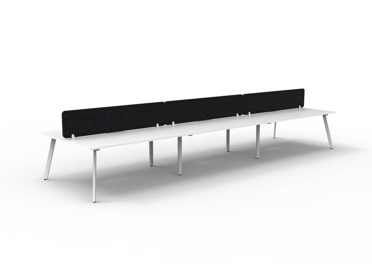 RL Eternity Double Sided Workstation with Black Eco Panel Screen
