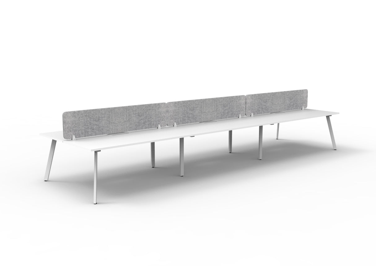 RL Eternity Double Sided Workstation with Grey Eco Panel Screen