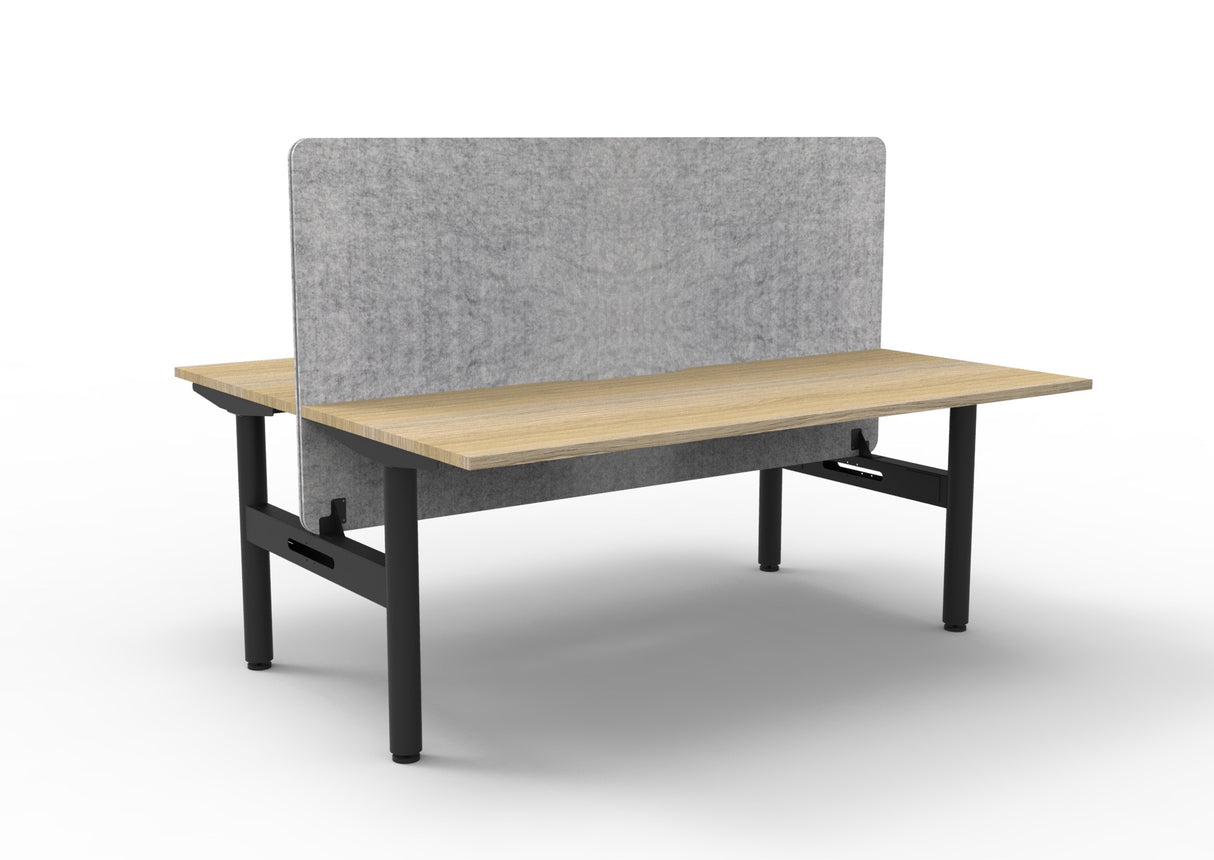 RL Halo Static Back to Back 2 User Workstation with Eco Panel Screen