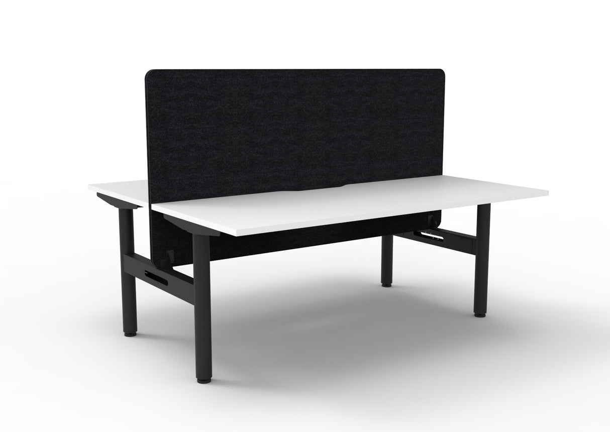 RL Halo Static Back to Back 2 User Workstation with Eco Panel Screen